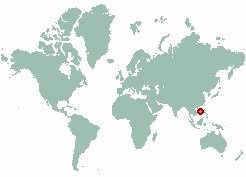 Hoang Sa in world map