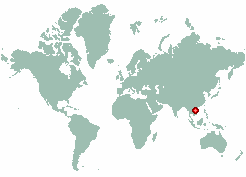 Xom Muoi Bay in world map